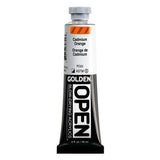 OPEN SlowDrying Acrylics by GOLDEN, Cadmium Orange, 2 fl oz. tube, Professional Acrylic Paint, SemiOpaque