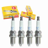 4 pc NGK Standard Spark Plugs compatible with Nissan Altima 2.4L L4 1993-2001