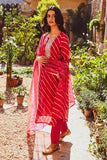 Gosriki Women'S Cotton Blend Straight Printed Kurta With Pant & Dupatta (Doremi-Pink-Nw-Gs_M_Pink_Medium),Pink,,B0CJJYL6VW