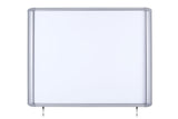 Weather Resistant Outdoor Magnetic Steel Dry-Erase Enclosed Board Cabinet, 47 X 38.3, Aluminum Frame