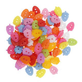 ATORSE 2x100x 15mm Colorful Plastic 2Holes Buttons for DIY Sewing Craft Strawberry