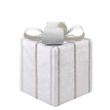 Metallic White Presents Small Metallic White Present