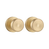 NCSEN Gold Interior Door Knobs, Non Locking Door Handles for Closet, Heavy Duty Door Knob with Round Rosette