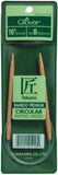 Clover Takumi Bamboo Circular 16Inch Knitting Needles, Size 6 (3016/1606)