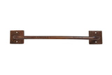 Premier Copper Products TR24DB 24-Inch Hand Hammered Copper Towel Bar, Oil Rubbed Bronze