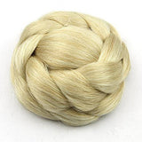Funyn Synthentic Hair Bun Donut Braided Hair Chignon Hairpieces Accessories Large Size(#1003)
