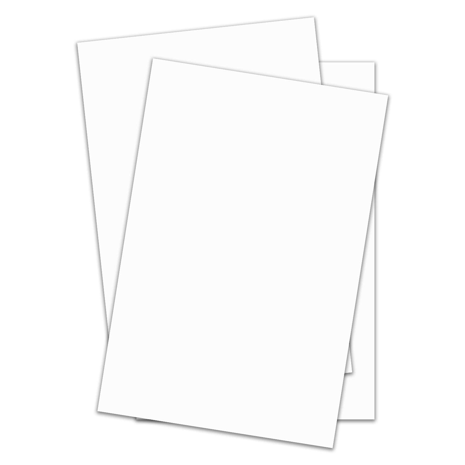 12 x 18 White Silk Matte Card Stock - Extra Thick Heavy 130lb Cover (350gsm) Cardstock - Great for Invitations, Greeting Cards