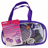 Allary 352 Home & Travel Sewing Kit with Zipper case Assorted Colors (Single Sewing Kit)