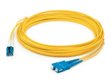 Addon 15M Sc To Lc Yellow Os2 Duplex Ofnr (RiserRated) Smf Fiber Patch Cable