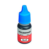 ACCUSTAMP Ink Refill for PreInk Stamps, Blue, .35oz (090682)