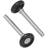 National Hardware N280-073 V7603 Standard Rollers in Plain Steel, 2 pack,1-3/4 roller, 4 stem, 7/16 shaft