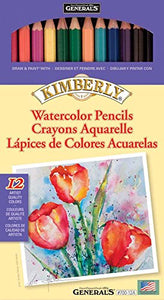 General Pencil 700-12A Kimberly 12Pc.Watcol Pencil Set700 12A, 48 Count (Pack Of 1), Multicolor 12