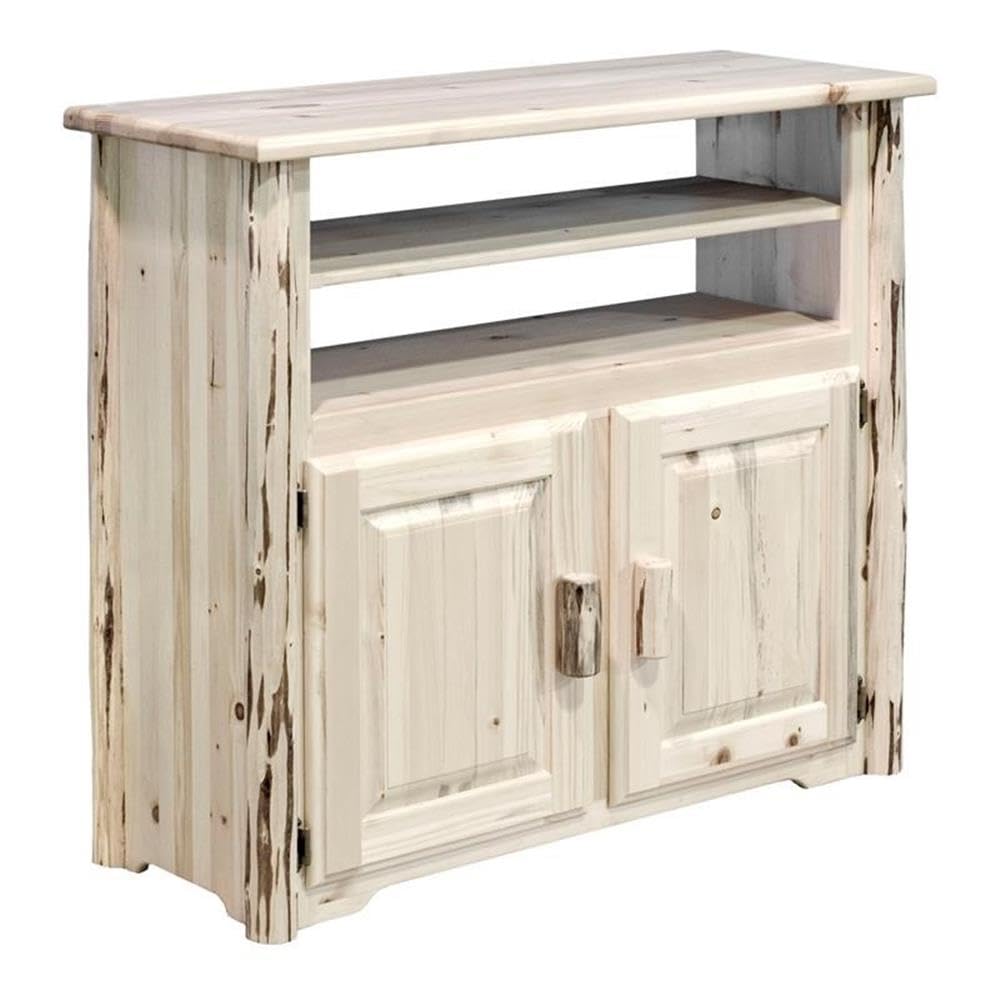 Montana Woodworks Montana Collection Media Center, Clear Lacquer Finish