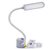 EVISWIY Sewing Machine Light LED Lighting (30LEDs) 6 Watt Multifunctional Flexible Gooseneck Arm Work Lamp with Magnetic Mountin
