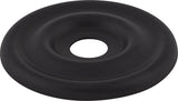 Top Knobs TK890BLK, Brixton Backplate 1 3/8 Inch - Flat Black