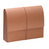 Smead Tuff Wallet, 51/4 Expansion, Flap And Cord Closure, Extra Wide Letter Size, Redrope, 10 Per Box (71164)