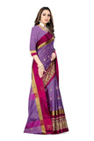 Dhruvi Trendz Cotton Silk Saree For Women (Dt-S2155_Purple)
