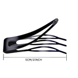 30,60 80 Pack Black 2 Inch Women Metal Snap Hair Clips Accessories No Slip Hair Barrettes Girls Women Hair Accessories (Black 10