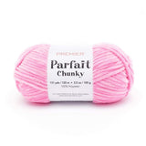 Premier Parfait Chunky Yarn, Super Bulky Weight, Ideal for Knitting and Crocheting, Chenille, Bubblegum, 3.5 oz, 131 Yards
