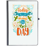 Udnag Ruled Notebook Diary Happy | Best Day, [A5 80Pages 80Gsm]