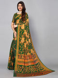 Satrani Womens Woven Brasso Saree (2722S867N_Green & Multi)