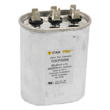 Packard TOCFD255 Titan Pro Motor Run Capacitor 25+5 MFD 440/370V Oval Capacitor