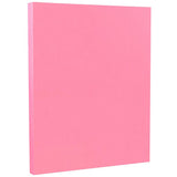 JAM PAPER Colored 65lb Cardstock - 8.5 x 11 Coverstock - 176 gsm - Ultra Pink - 50 Sheets/Pack