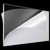 Roowest 1 Pcs 24 x 48 Inch, 1/4 Inch Thick Clear Acrylic Plexiglass Sheets Transparent Plastic Panels Sheets Cut to Size Cast Ac