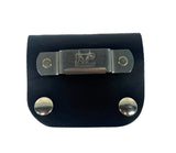 Low-Pro Leather Tape Measure Holder (Black w/Snaps)