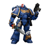 JoyToy Warhammer 40K Ultramarines Heroes of The Chapter Primaris Lieutenant Erastus 1:18 Scale Action Figure Mecha Joy Toy Colle