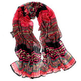 Blingg Abstract Geometric Print Scarf Gift For Girls/Women