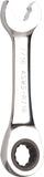 Jonard Tools ASWSR716, Stubby Ratcheting Combination Speed Wrench, Angled Head, 7/16