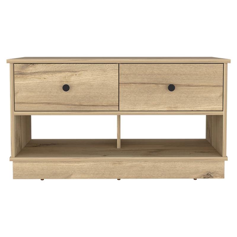 Hamilton Storage Bench -Living Room -Light Oak