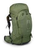 Osprey Atmos AG 65L Mens Backpacking Backpack, Mythical Green, Small/Medium