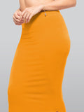 Lyra Lycra Saree Shapewear Petticoat For Womens Sarees Turmeric 2Xl