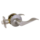 Design House 727941 Stratford 6Way Universal Passage Hall and Closet Door Lever Satin Nickel
