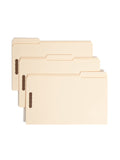 Smead 19537 Fastener File Folder, 2 Fasteners, Reinforced 1/3 Cut Tab, Legal Size, Manila, 50 Per Box (19537)