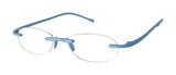Scojo New York Gels Original Reading Glasses | 2.25x GEORGIA BLUE | Readers for Men & Women | Stylish, Scratch-Resistant Lenses