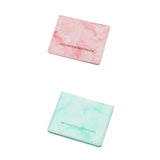Merishopp 2Pcs Vaccination Card Protector Slim Wallets For Documents Light Green Pink| Trendy | Comfortable | Fashionable | Soft