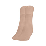 Mukhaksh (Pack Of 1 Pair Women Beige Woolen Winter Warm Cotton Calf Crew Length Socks Socks