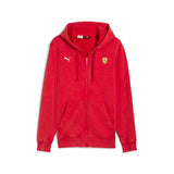 PUMA Mens Scuderia Ferrari Sportswear Hooded Sweat Jacket Athletic Outerwear Casual - Red - Size L
