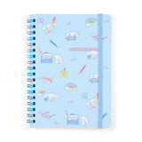 Sanrio (SANRIO) B6 Ring Notebook, Cinnamoroll, Cinnamon, Character, 7.2 x 5.3 x 0.6 inches (18.2 x 13.5 x 1.5 cm), 092118