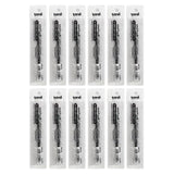 uniball UMR80 1.0mm Gel Pen Refill | Usable for UMN152S | Black Ink, Pack of 12