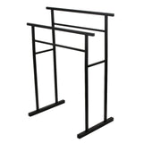 Kingston Brass SCC8240 Edenscape Pedestal Steel Construction -Towel Rack, Matte Black