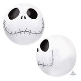 Anagram 15 Night Before Christmas Jack Orbz Foil Helium Balloon, 38cm x 40cm, White