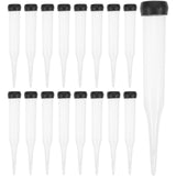 EXCEART 50pcs Flower Storage Tube Floral Arrangement Supplies Flower Water Vials Individual Water Tubes Vials Cups Clear Floral 