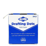 Alvin Drafting Dots Model Dm123 Low Tack Adhesive, Ideal For Drafting, Tracing, Drawing, And Household Use, Easy Removal With No