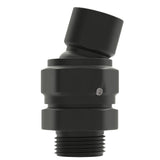HammerHead Showers Solid Metal Shower Head Swivel Ball Adapter, Matte Black | Adjustable Pivot Ball To Adjust Showerhead Angle |