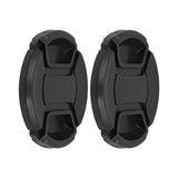 SIOTI 55mm Lens Cap (2 Packs), Camera Lens Cover, Compatiable for Almost All Brands of Lenses(55mm)
