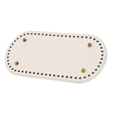 Heavenglow Long Knitting Crochet Bags Bottom Shaper Pad 25X12Cm,60 Holes Beige|Handbag Accessories